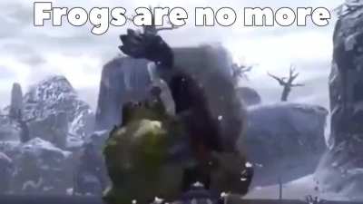 Frogs are no more