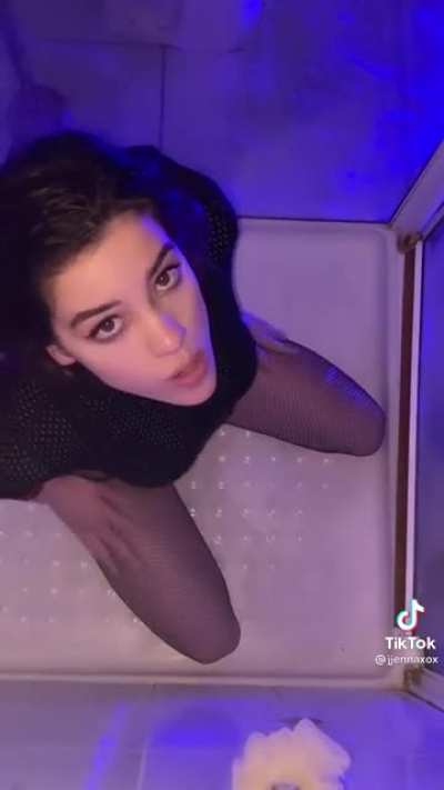 She looks good down there