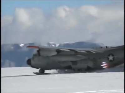 A C-130, some skis, and some rockets