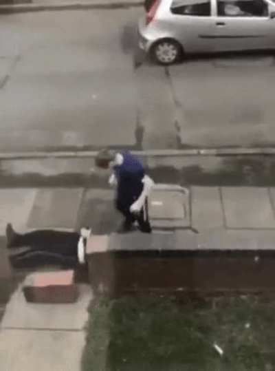 Well that punch certainly knocked his block off