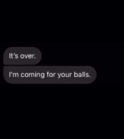 you can’t run