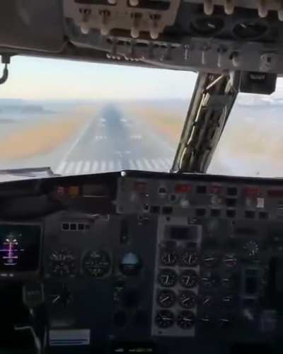 A regular landing...