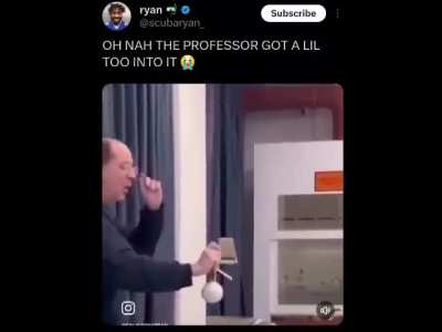 He puts the PH in 