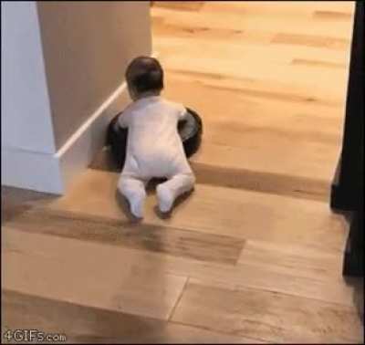 Kid is riding dirty