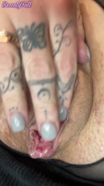 My pussy always looks wild after the spreader is removed 👀 This must be what alien pussy looks like 👽 😆
