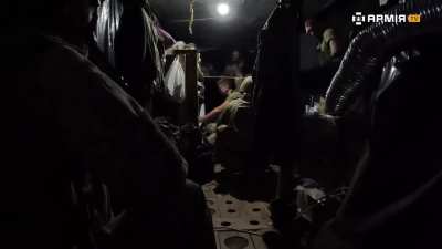 Ukrainian soldier plays Call of Duty while under artillery shelling, October 2024