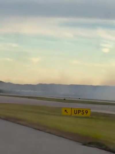 A UPS plane crashed near the Louisville airport,
