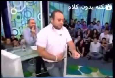 This man was participating in a competition where contestants have to tell a funny story *only by actions* without speaking. He was declared the Winner ...