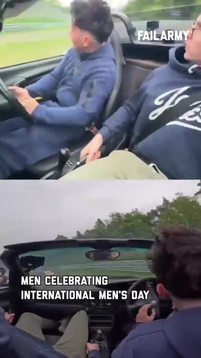 When men celebrate