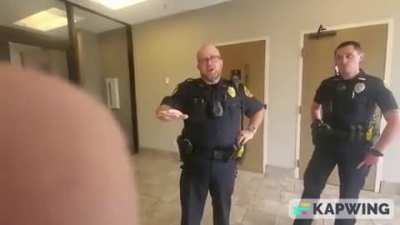 incel chases woman, police are called, & implies that he knows she 