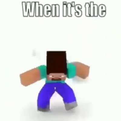 When it’s the