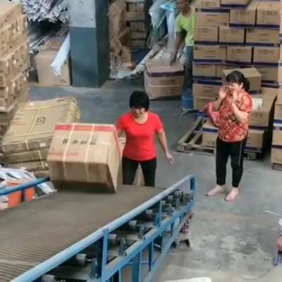 Sometimes it's not the shipping that takes so long, but the trip up the conveyor belt...