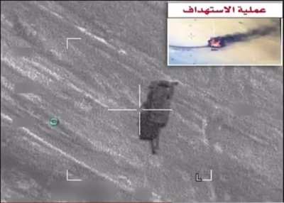 Saudi Air Force targets the Iranian Sayyad missile system operated by the Houthis in Yemen, specifically at Sanaa airport