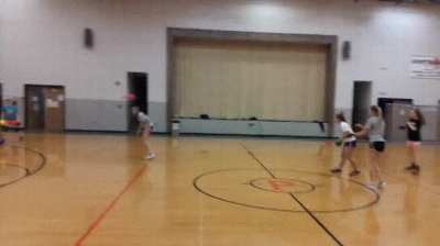 A softball pitcher fills in for the dodgeball team