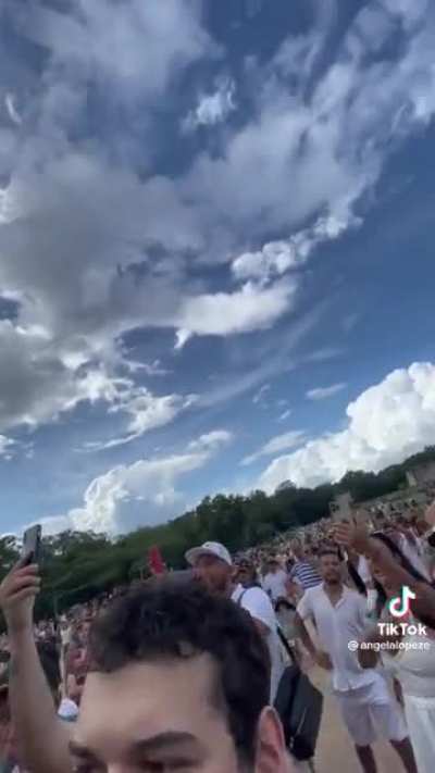 Disrespectful woman climbs a Mayan Pyramid and gets swarmed by a crowd when she comes down