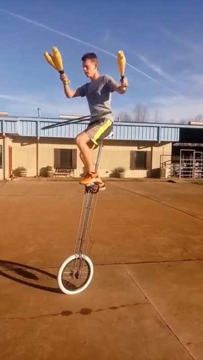 Unicycle fail