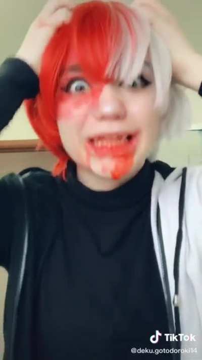 I don’t know if this is a cosplay for some anime or anything but I think this is cringy af and cringetopia worthy.