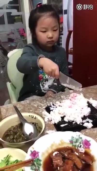 Cake goes booom