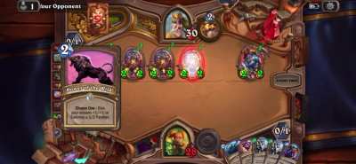 One way or another someone will always concede on turn 2 of a token druid game