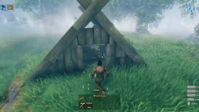 There might be a beehive