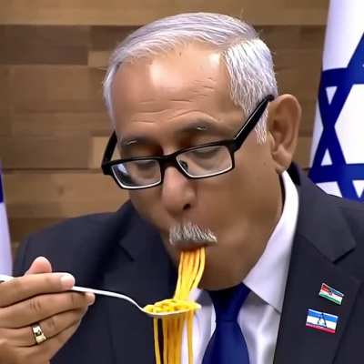 Netanyahu refuting the idea that videos are fake.