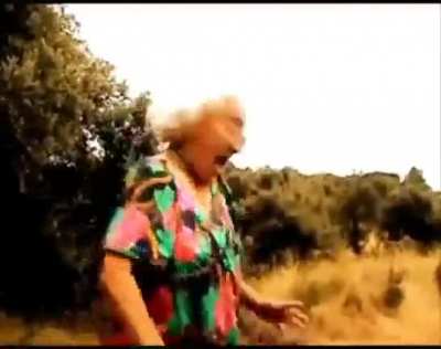 Nice reaction from grandma...