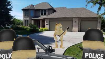 The FBI can’t arrest me when I’m playing a sick banjo beat.