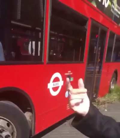 Can’t park there geezer