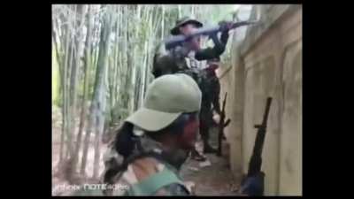 (Myan<wbr>mar/B<wbr>urma) Joker Guerrilla Force Attacking Junta Forces in Myaing Township, Pakokku District [Between December 16-19]