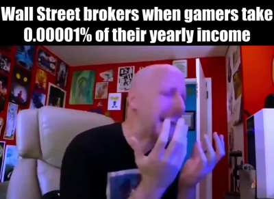 Wall street right now.