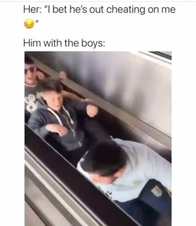 Just guys being dudes