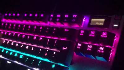 Yesterday I played Skyrim on my keyboard. Today I played Minecraft.