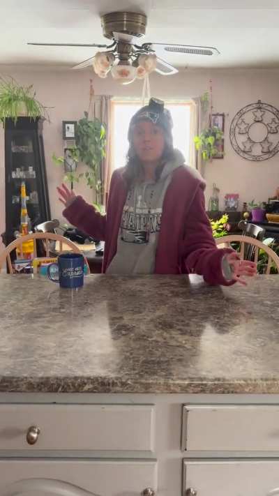 Actual footage of my mom yesterday