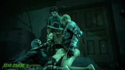 Ghostface, Leon Kennedy, Mikaela Reid & Steve Harrington foursome! [Xeno Lovers]
