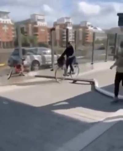 Aaaaand he's gone!