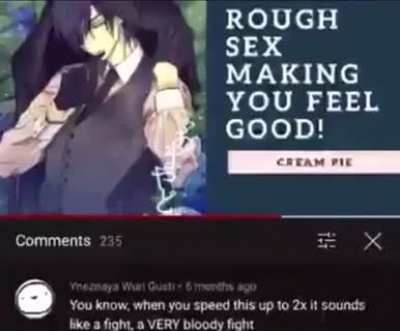 My god, he is dying