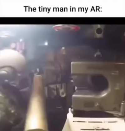 Go! Tiny man, go!