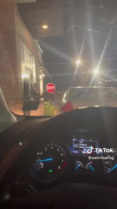 What has happened to drive thrus?