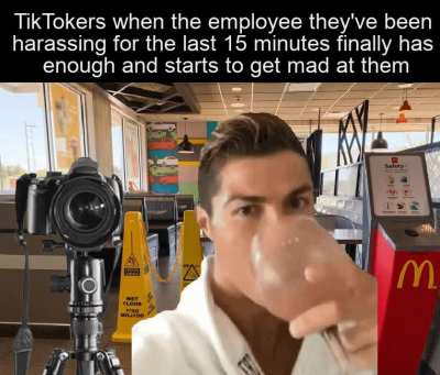 Then they act like they didn't do anything