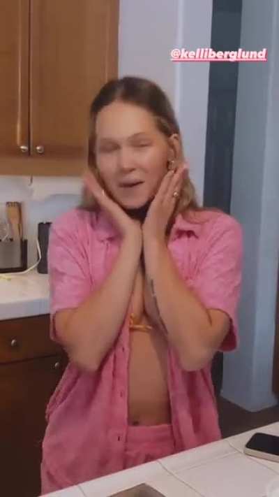 Cute in kitchen.... (