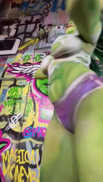 She Hulk body paint 🔥