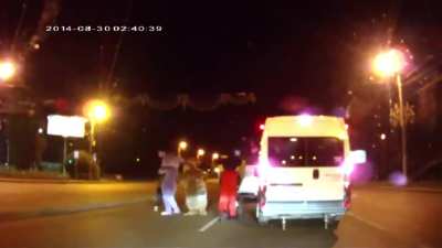 Road rage backfired
