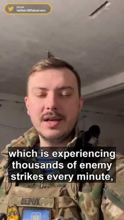 A message from one of the Heroic defenders of Bakhmut.