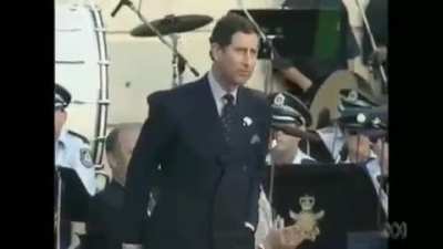Prince Charles being shot at... WTF