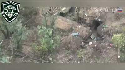 Russian Assault Group Records and Taking Out Ukrainians Who Gave Up - HD