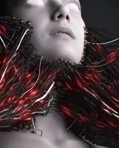 GOLGOTTERA. Made with fully procedural cable growth system