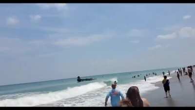 Go to the beach you said, we'll have fun you said...