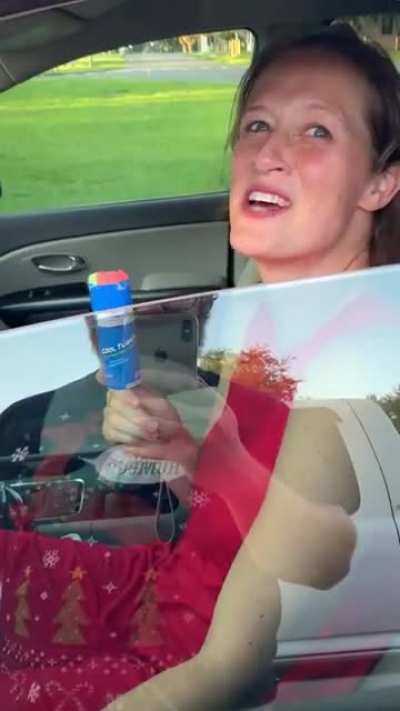 Caught my wife red handed.