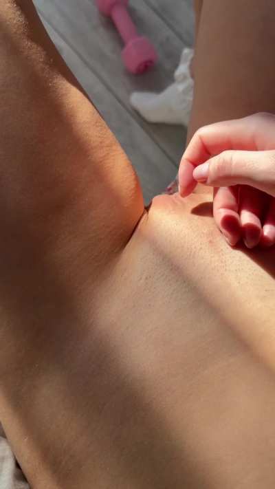 Would u lick my shaved pussy if I was ur gf?