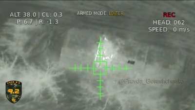 National Guard together with SOF Code 9.2 spotted and destroyed rushist ammo depot on the outskirts of Svatove